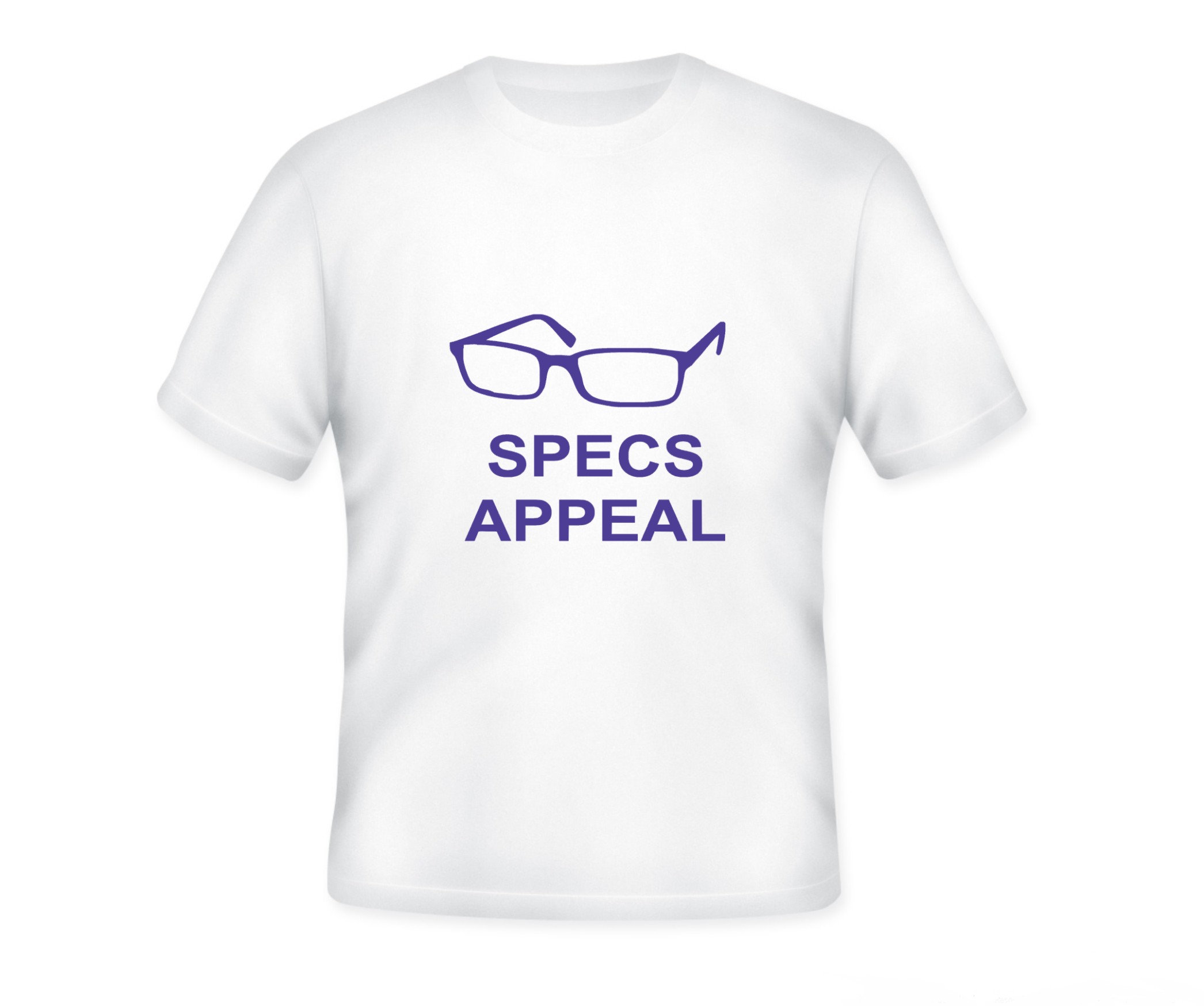 specs appeal funny slogan design t-shirt - mens